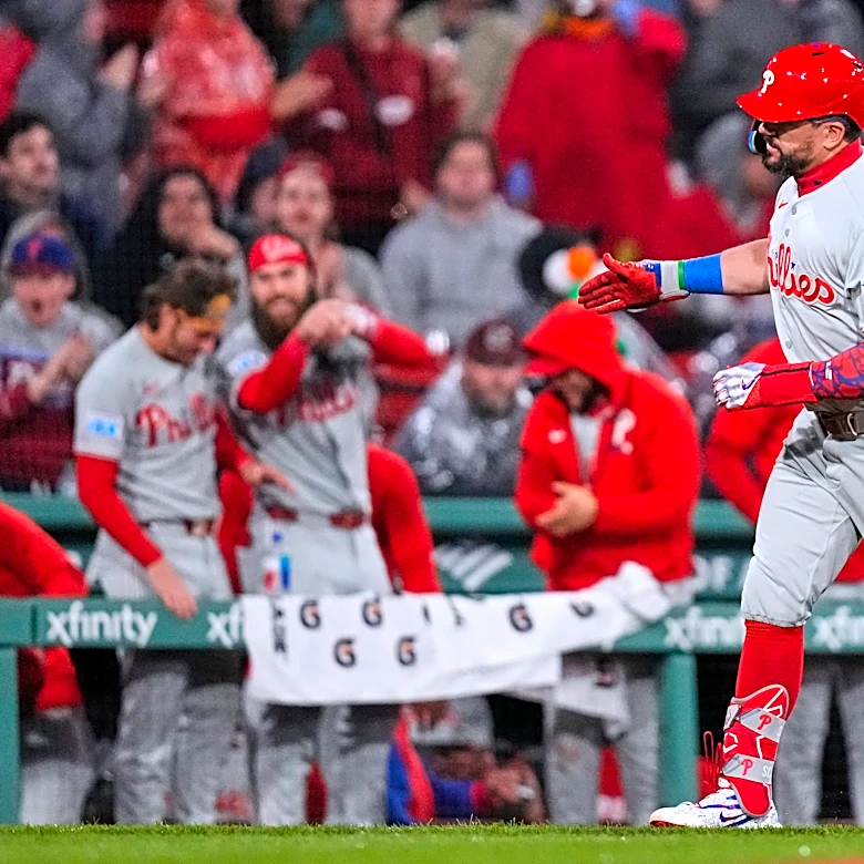 Kyle Schwarber’s MLB-leading 18th homer lifts Phillies past Red Sox 3-1