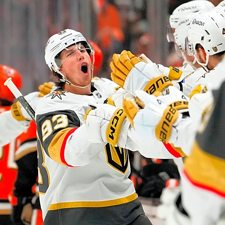 Marner, Dorofeyev propel Golden Knights past Ducks 5-1 in Game 6 clincher, into conference finals
