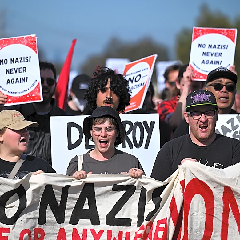 Australia bans a neo-Nazi network under new law that criminalizes hate groups