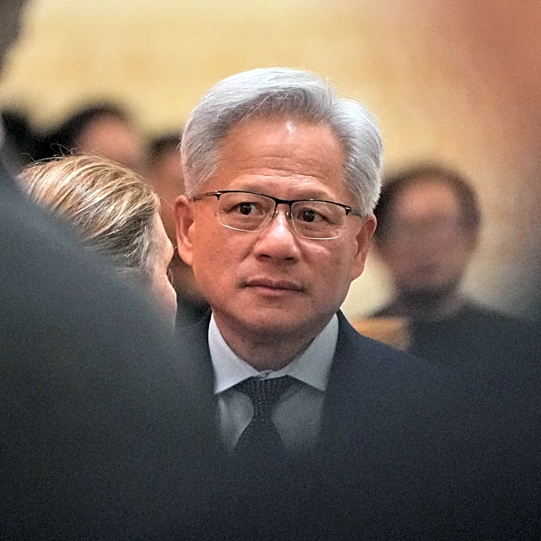 Nvidia CEO Jensen Huang tries Beijing's 'zhajiangmian' on food tour