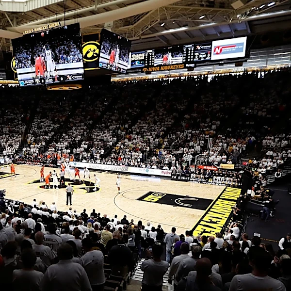 Iowa will replace Carver-Hawkeye floor with court used in NCAA regional in Houston