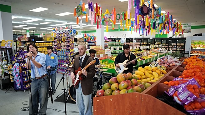 A Latino grocery store in Delaware turns its produce aisle into a music stage