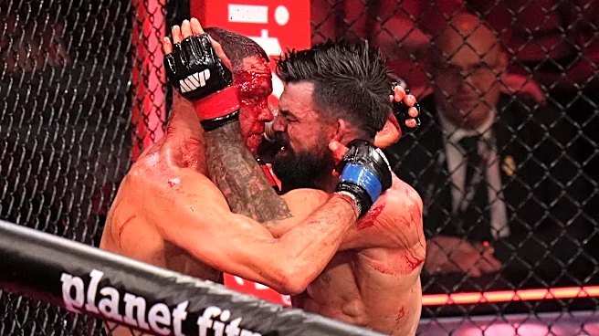 Mike Perry bloodies and beats Nate Diaz in 2 rounds on Rousey-Carano undercard