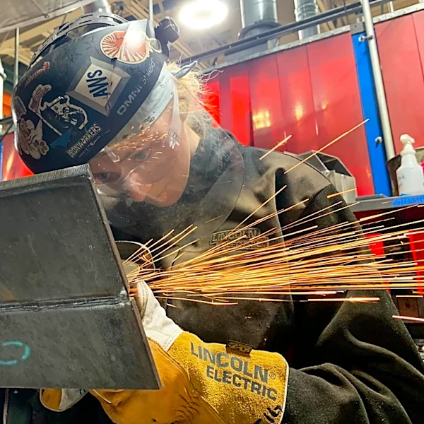 Community college student from Michigan to be 1st woman to represent US at world welding competition