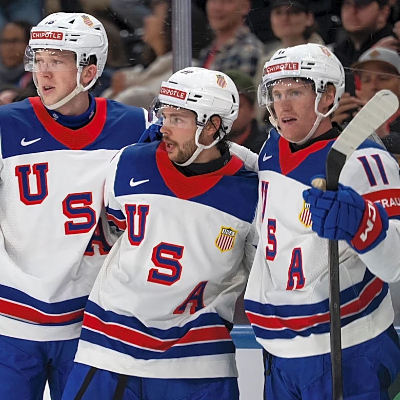Defending champs US rebounds from a loss to Switzerland by beating Britain 5-1 at ice hockey worlds