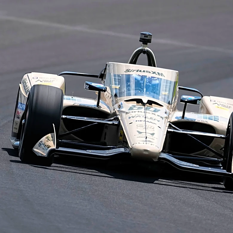 Felix Rosenqvist posts fastest 4-lap average in 1st round of Indianapolis 500 qualifying