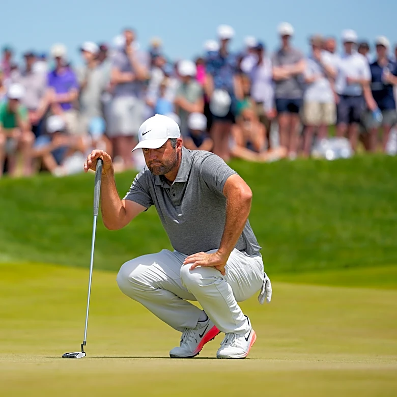 Scheffler can't conjure final-round magic in PGA Championship title defense