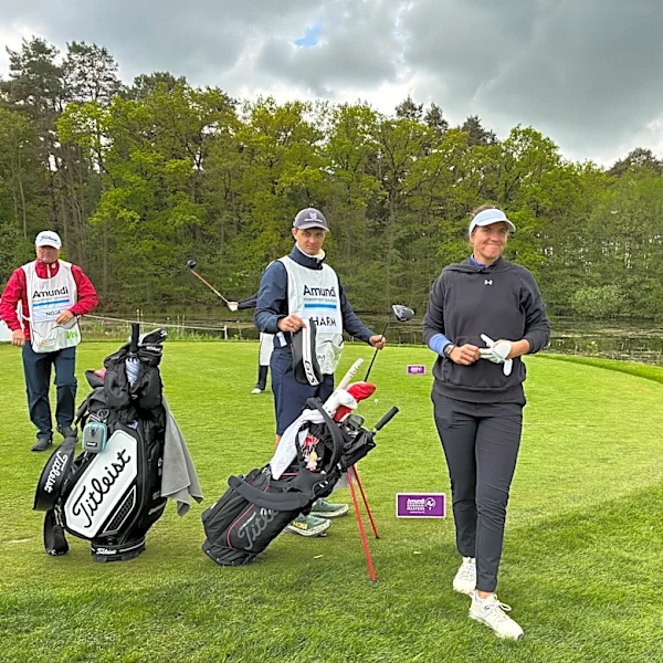 This golfer nearly died after being hit by a drunken driver. Now she's won her first pro title