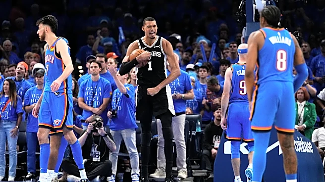 Wembanyama has 41 points, 24 rebounds and Spurs top Thunder 122-115 in 2OT to open West finals