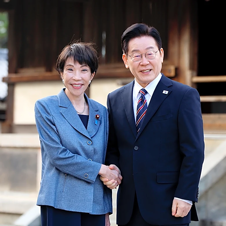 Japanese prime minister travels to meet South Korea president for second leg of hometown summits