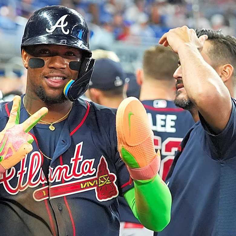 Acuña scores 3 times in return as Braves surge past Marlins 8-4