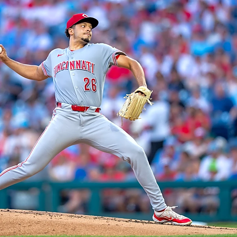 Chase Burns hit by Bryce Harper comebacker, strikes out 9 and flashes All-Star form for Reds