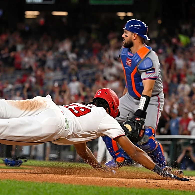 Nationals' James Wood hits majors' first inside-the-park grand slam since 2022