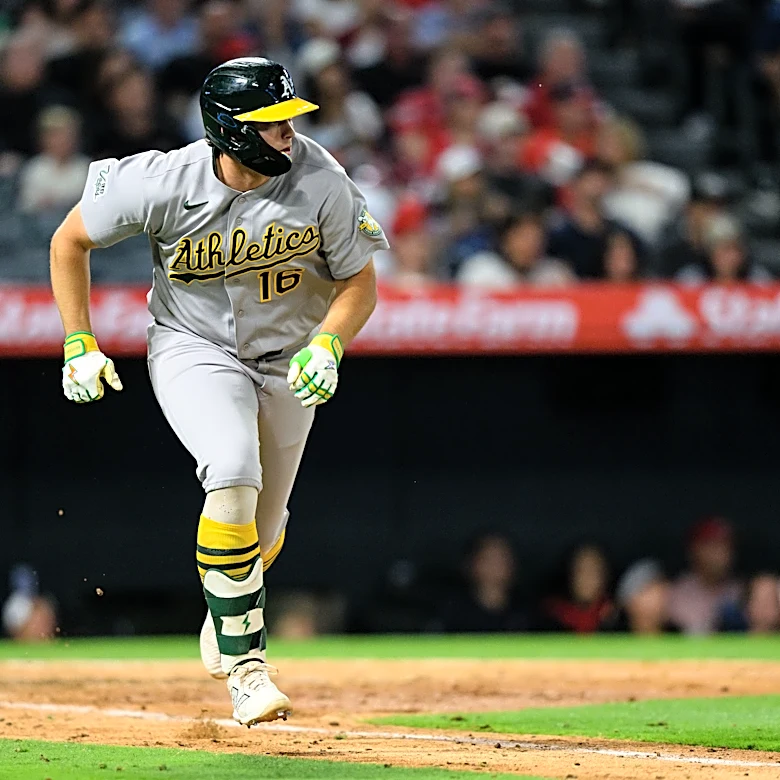 Nick Kurtz's 5 RBIs, HRs by Zack Gelof and Brent Rooker lead Athletics to 14-6 win over Angels
