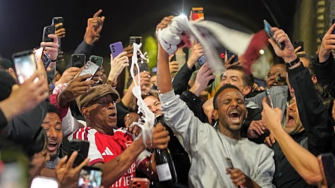 British PM Starmer congratulates Arsenal as title celebrations go deep into the night