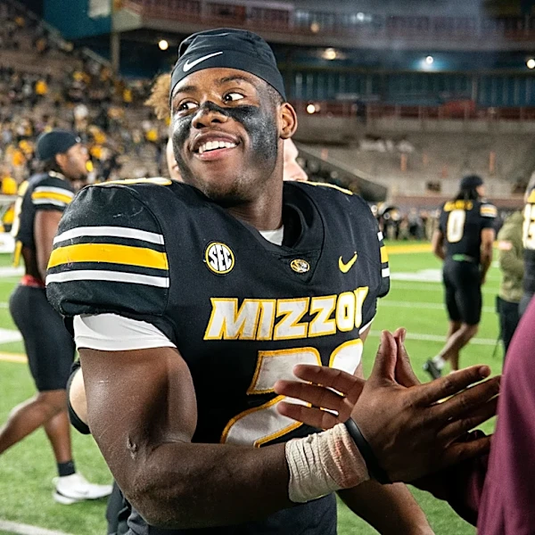 Missouri's Ahmad Hardy thanks supporters as he continues his recovery from gunshot wound
