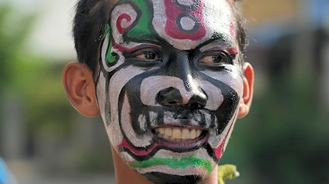 Cambodian villagers honor guardian spirits to pray for rain and good fortune