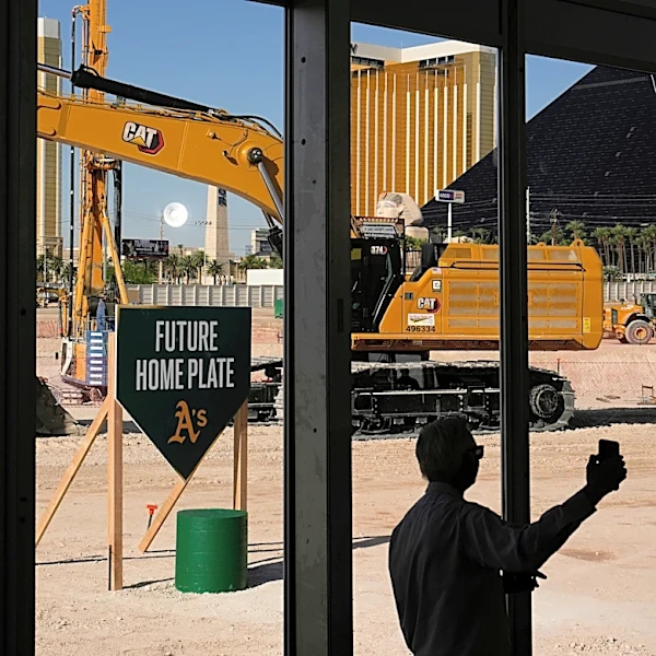 A's $2B Las Vegas Strip stadium on schedule to open before 2028 season, officials say