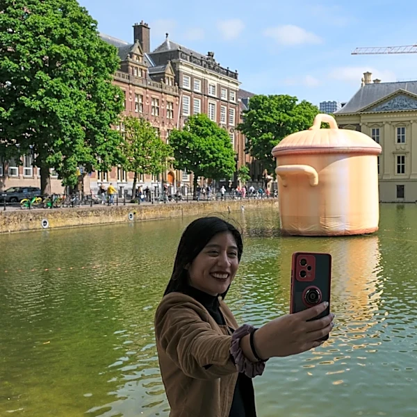 Giant inflatable artworks have taken over The Hague