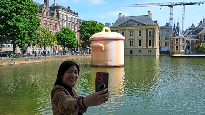 Giant inflatable artworks have taken over The Hague