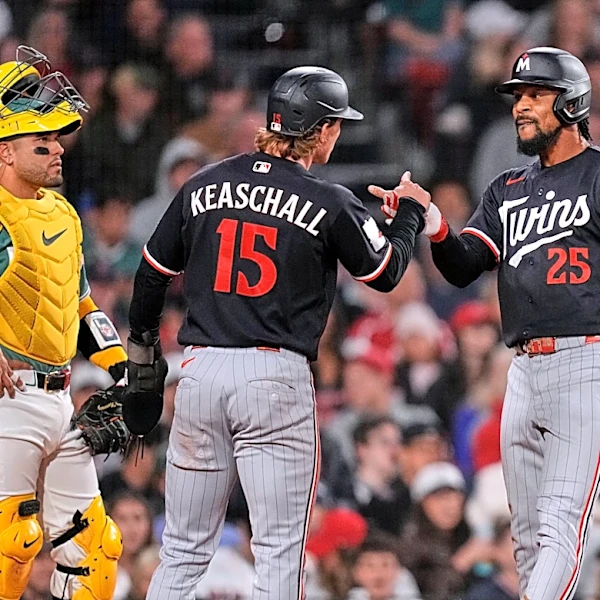 Two-run homers by Buxton and Martin help Twins rally to beat Red Sox 8-6