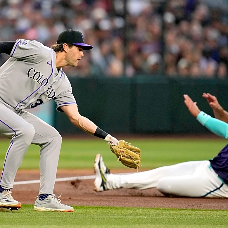 Stevens, Rumfield help Rockies rally past Diamondbacks for a 3-2 win