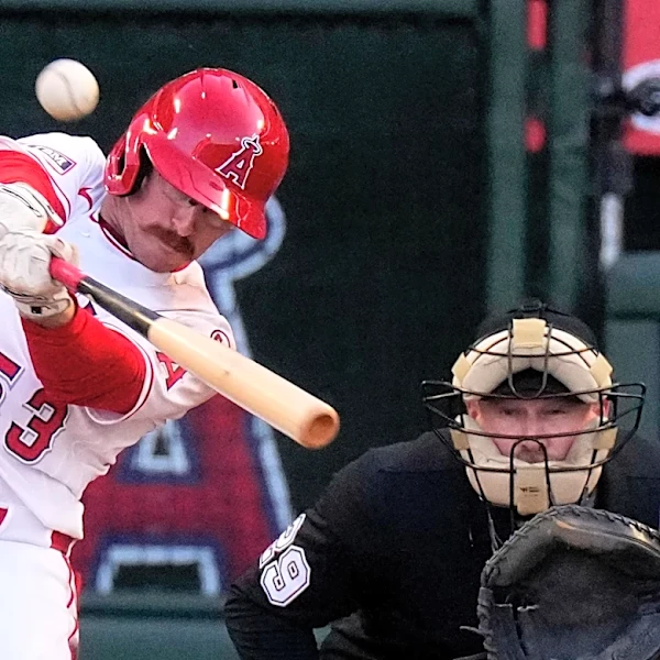 Wade Meckler homers, makes sliding catch in debut for hometown Angels