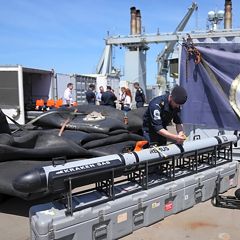 Britain's navy prepares to clear mines in the Strait of Hormuz while waiting for a peace deal