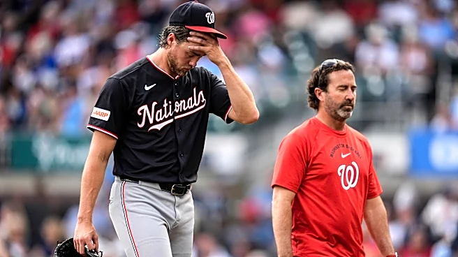 Jake Irvin throws 5 hitless innings in Washington one-hitter, but sore shoulder dampens the mood