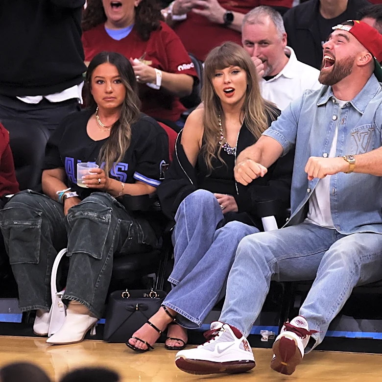 Life of A Basketball Fan: Taylor Swift attends Cavs-Knicks in Cleveland with fiance Travis Kelce