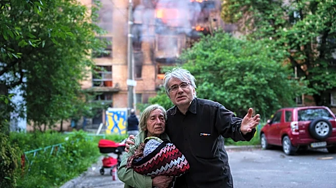 Russia pounds Kyiv with missiles and drones, shaking city center and killing 1