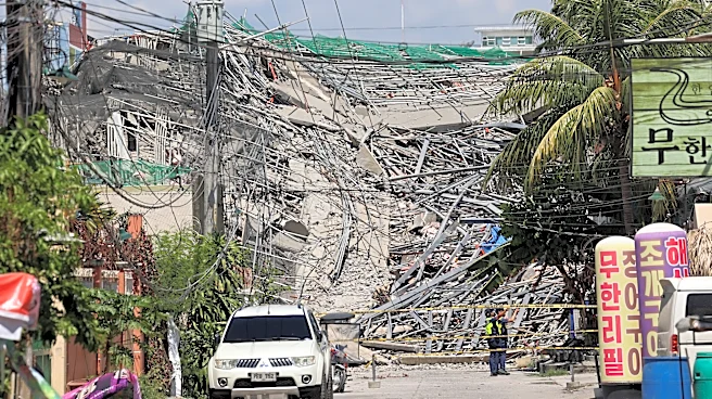 9-story building under construction in the Philippines collapses, leaving 21 people missing