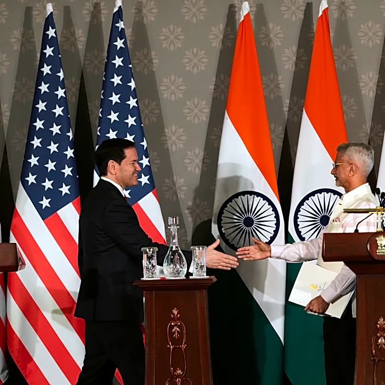 On first official India trip, Rubio tries to tackle a trust deficit between Washington and Delhi