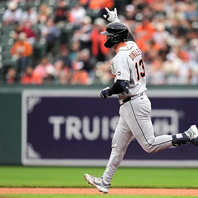 Dingler's homer leads Tigers over Orioles 4-1 for doubleheader split, stopping 8-game losing streak
