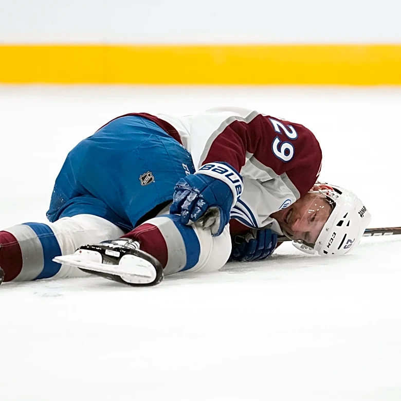 Avalanche get defenseman Cale Makar back, survive scare with Nathan MacKinnon, and still lose Game 3