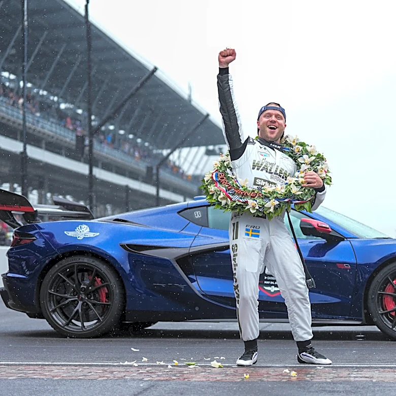 Felix Rosenqvist is savoring a busy schedule as the spoils of victory from his Indianapolis 500 win