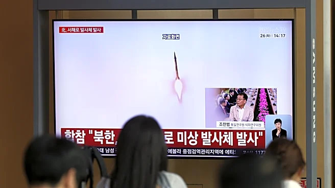 North Korea launches ballistic missiles over the sea in latest show of force
