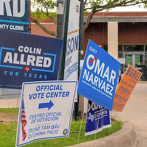 The Latest: Paxton aims to defeat Cornyn in runoff for GOP Senate nomination