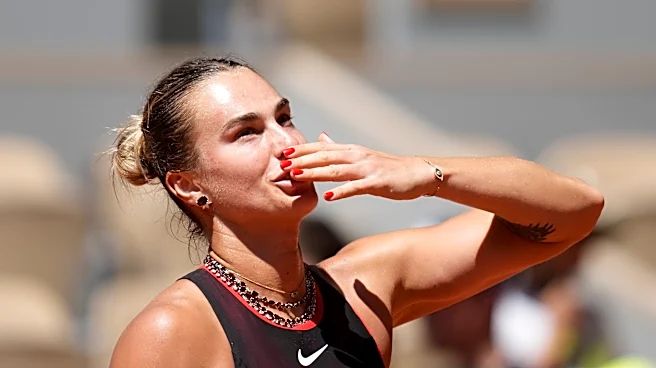 Sabalenka's necklaces sparkle in the sun during French Open win. Gauff and Osaka advance