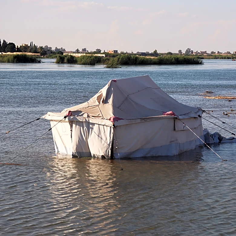 Authorities urge Euphrates riverbank residents in Syria to move inland as waters rise