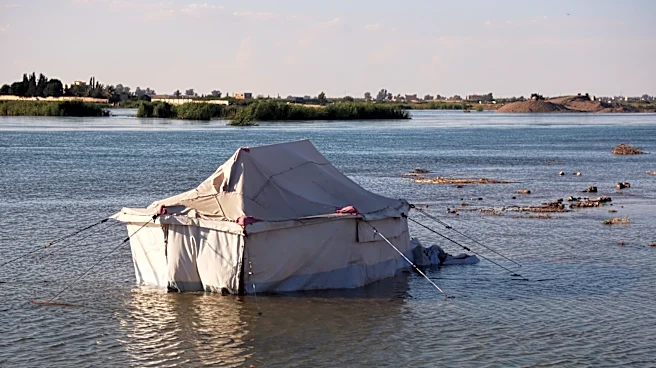 Authorities urge Euphrates riverbank residents in Syria to move inland as waters rise