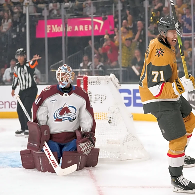 Golden Knights seek a sweep of Presidents' Trophy-winning Avalanche in Game 4