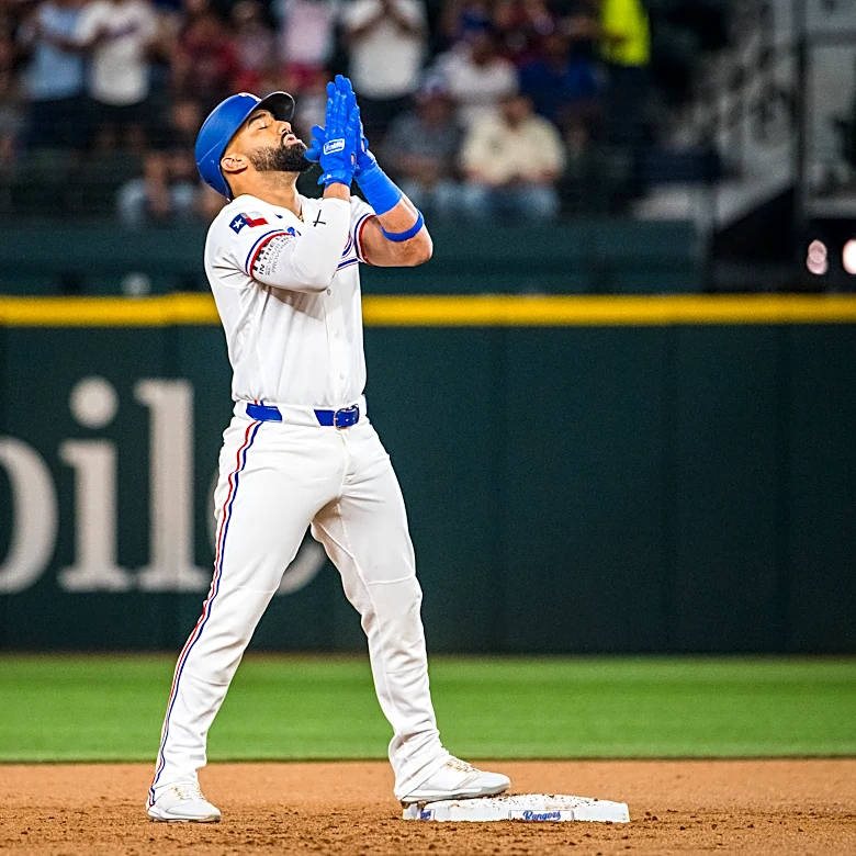 Joc Pederson caps 8-run 1st for Rangers a night after Astros had a no-hitter against Texas