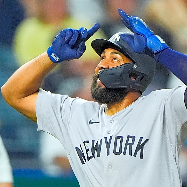 Yankees get 2 hits from every starter for the first time in franchise history in 15-1 rout of Royals