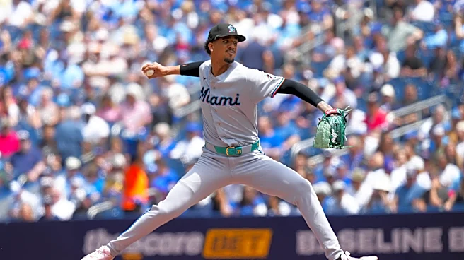 Marlins starter Eury Pérez leaves after striking out 9 in 4 innings because of right hamstring spasm