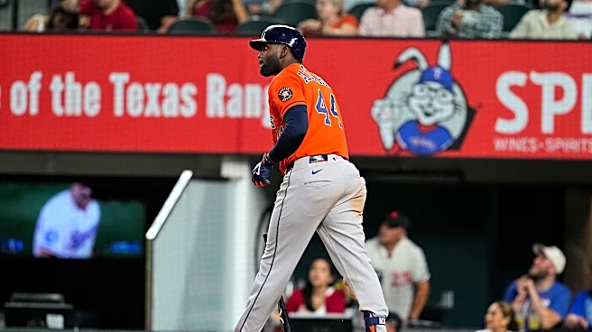 Yordan Alvarez homers twice for 2nd consecutive game to help Astros beat Rangers 4-3