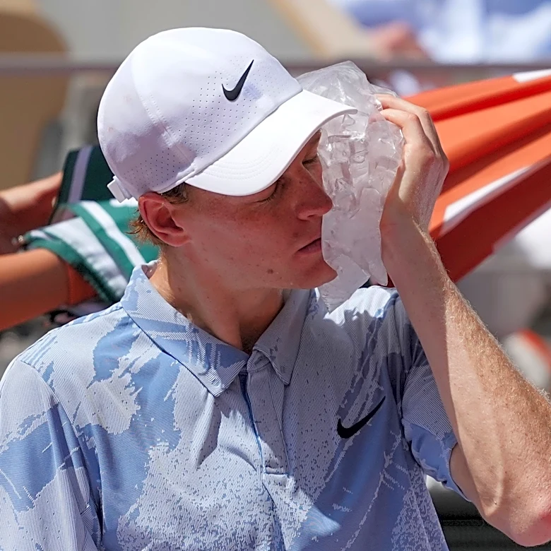 Top-ranked Jannik Sinner loses in the French Open second round