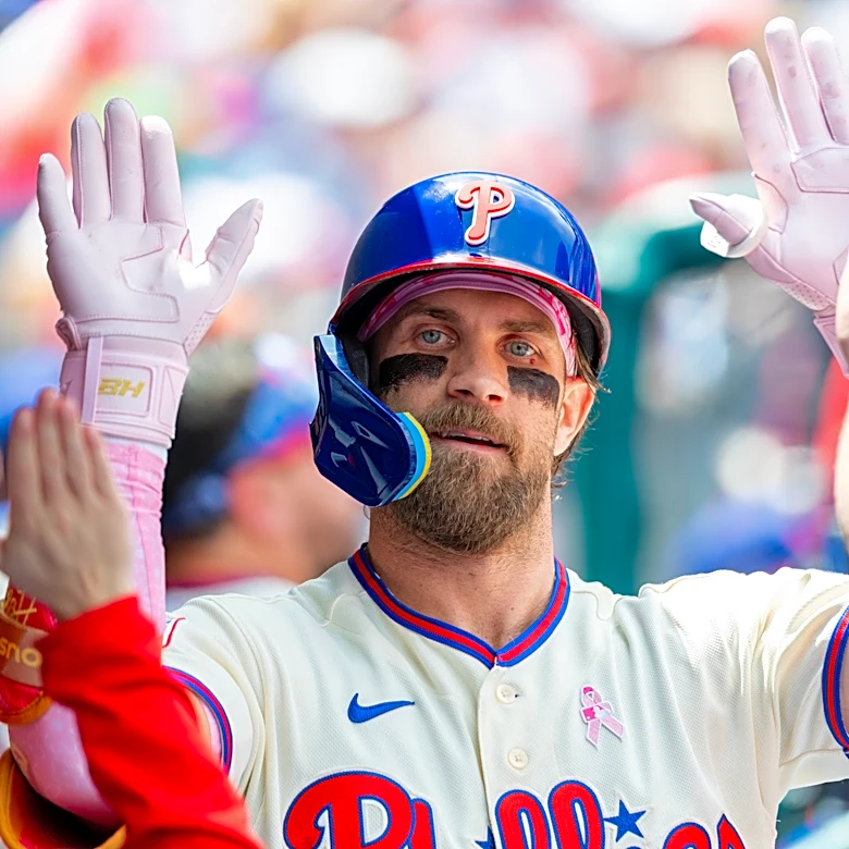 Bryce Harper bristles at blowback from toothbrushing technique. Just a squeeze, from tube to tongue