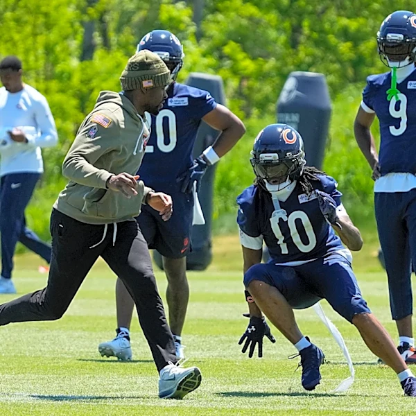 Bears coach Ben Johnson says he is 'buying Luther Burden stock' going into the season