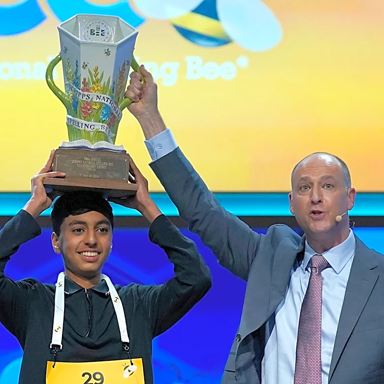 Shrey Parikh bounces back, battles nerves and dominates spell-off to win the National Spelling Bee